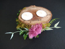 Load image into Gallery viewer, Cedar Double Candle holder
